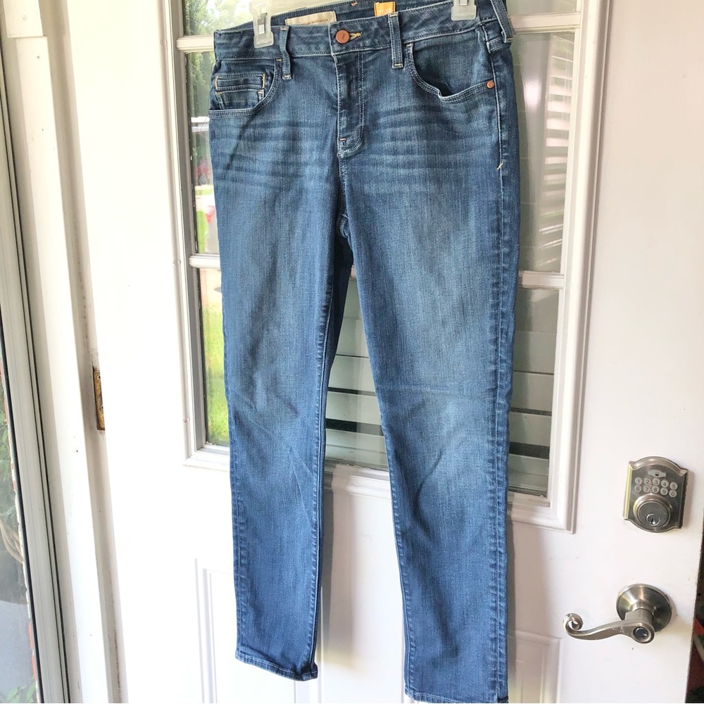 Pilcro and the Letterpress Anthropologie SJEJ Skinny Highwaisted Denim Jeans